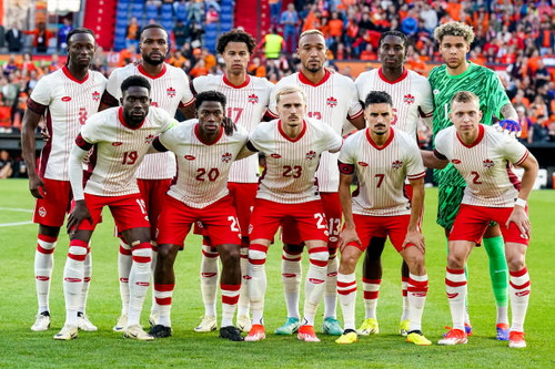 teamfoto voor Canada