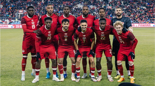 teamfoto voor Marokko