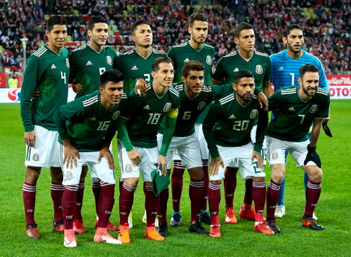 teamfoto voor Mexico
