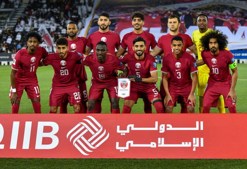 teamfoto voor Qatar