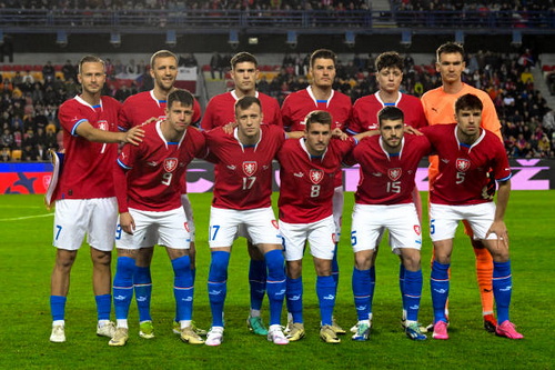 teamfoto voor Tsjechië